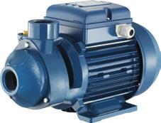 Peripheral positive displacement pumps with frontal pumps for small household systems and simple industrial applications; characterised by a considerable ratio between performance and required output.