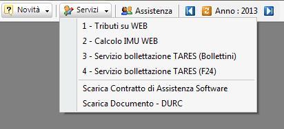 AGGIORNAMENTO GTIWIN rel. 2014.01.07 NOVITA SOFTWARE TRIBUTI 1. CONTRATTO ASSISTENZA SOFTWARE ANNO 2014 2. NUOVO APPLICATIVO: Ta.S.I. (con richiesta codice attivazione) 3.