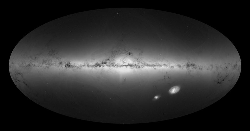 GAIA (ESA, 2018) 1.7 miliardi di stelle della Via Lattea 25 April 2018 N > 1.