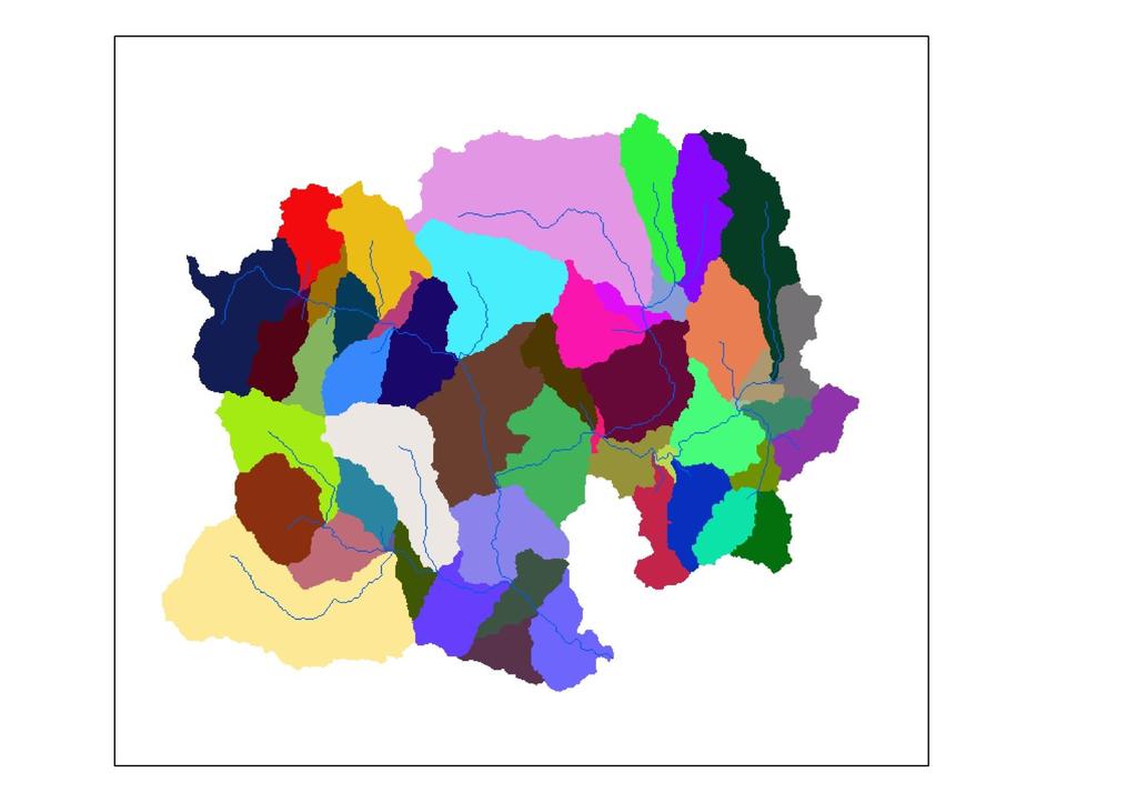 Soglia su area drenata: 2200 pixel