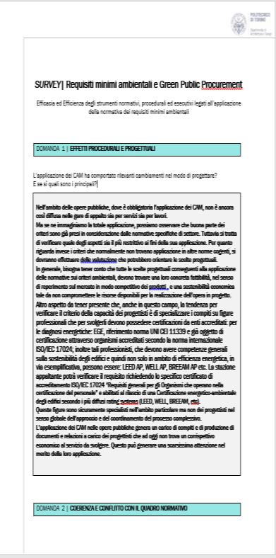 Giordano in collaborazione con il laboratorio LaSTIn del dip. DAD.