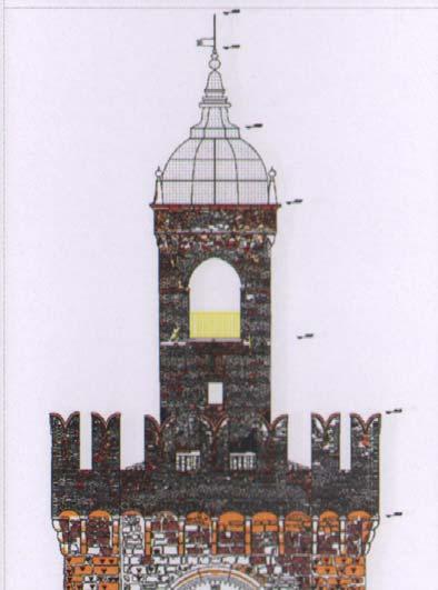 -intervento di restauro della Torre della Pallata, del XIII secolo, ubicata sul crocevia tra Corso