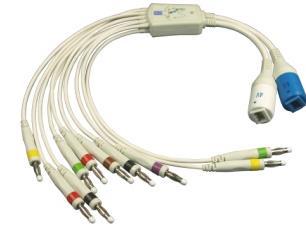 Cavi di test & set di adattatore per cavi ecg per strip d'elettrodi precablati per strip d'elettrodi PRECablati «IP-SET» CAVO DI TEST CAVO DI TEST