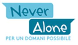 Progetti in corso NEVER ALONE Accoglienza e accompagnamento dei minori e giovani stranieri non accompagnati che arrivano in Italia soli Il progetto NEVER ALONE ha l obiettivo di accompagnare i minori