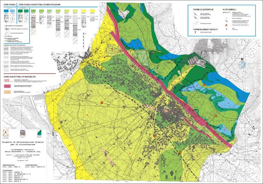 Carta delle microzone omogenee in