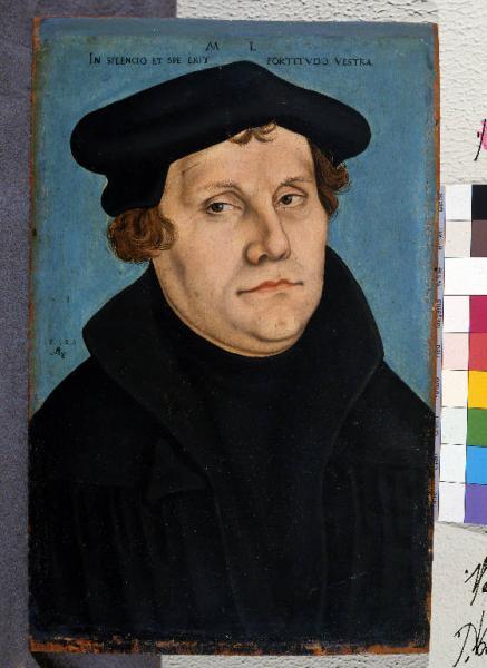 Ritratto di Martin Lutero Cranach, Luca il Vecchio (bottega) Link risorsa: http://www.lombardiabeniculturali.