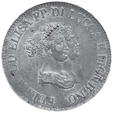 (1805-1814) 5 Franchi 1805 Busti