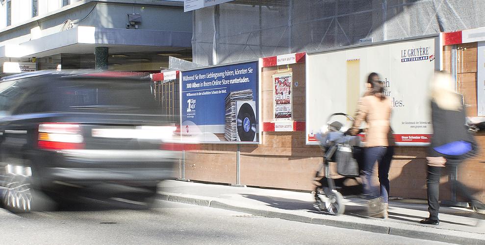 «Convenience Schweiz 2011» Mezzi di trasporto Raggiunge gruppi target in movimento Raggiunge gruppi target mobili con un alto potere d acquisto nell area di