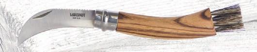 manico zebrawood con spazzolino, sistema di chiusura con