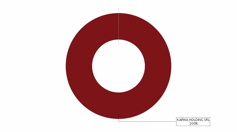 estratto dal in data 16/10/2018 Il grafico ad anello e la tabella sottostante rappresentano una sintesi della composizione societaria dell'impresa (le quote di proprietà sono sommate per titolare e