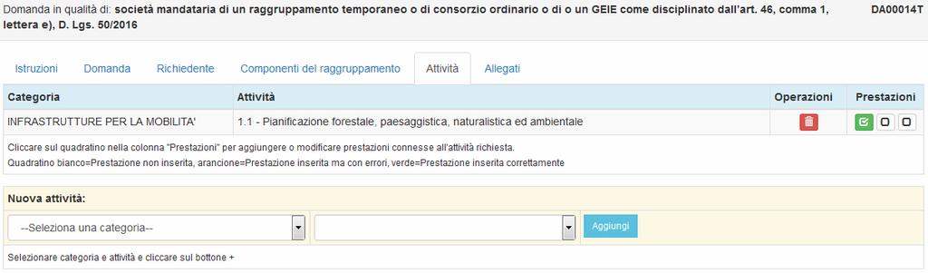 Anagrafica inserita e completa: cliccare per modificare i dati dell anagrafica Anagrafica inserita, ma incompleta o con errori: cliccare per modificare i dati dell anagrafica Elimina anagrafica