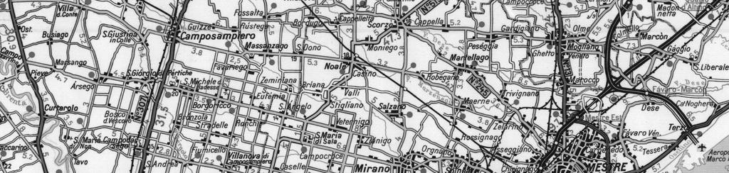 5 INQUADRAMENTO TERRITORIALE Maerne è frazione del comune di Marellago, sio in Provincia di Venezia e confinane con i comuni di Salzano, Scorzè, Spinea