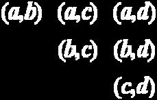 pioarie Combiazioi C,! 4! = = = 6!(!!(4! 8 La v.a. media campioaria ( Esempio = peso i grammi = 4 (oggetti = (0, 0, 4, 8 μ= VAR = = = = (0, 0, 4, 8 spazio dei campioi (estrazioe beroulliaa