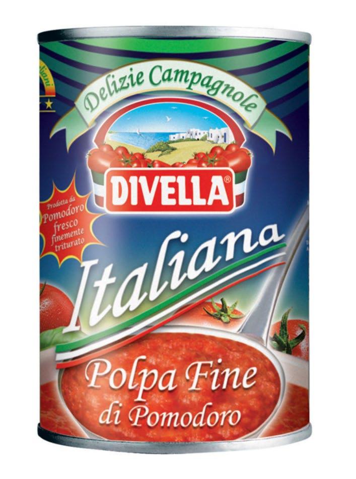 POLPA FINE DI POMODORO 400 g 99 kj 24 kcal GRASSI 0.