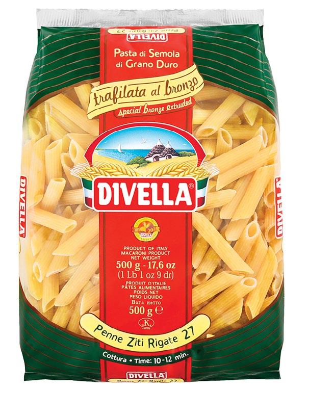 PENNE ZITI RIGATE TRAFILATI AL BRONZO 1508 kj 355 kcal GRASSI 1.