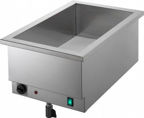 037 Vasche riscaldate a bagnomaria Elemento bagnomaria elettrico da incasso, adatto per contenitori Gastronorm.