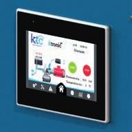 LA PRATICITÀ DEL TOUCH SCREEN CON KTRONIC 100 Sulla gamma KME C è disponibile in opzione il controllo Touch Screen Ktronic 100 che rende possibile il controllo da remoto del compressore, purché