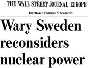 000 MW Israele e Siria hanno dichiarato di voler avviare progetti nucleari civili La Svezia ha deciso di revocare il divieto di costruire
