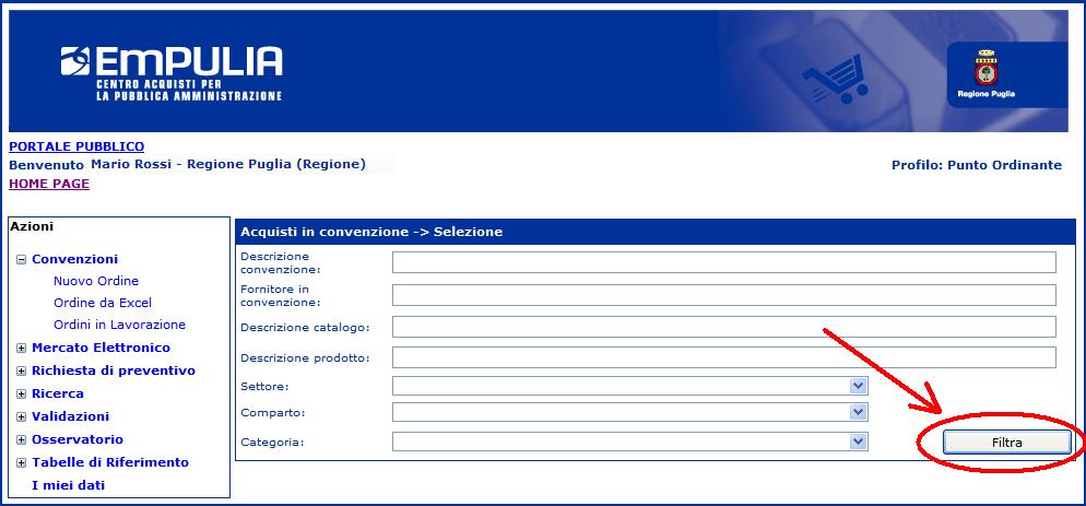 dott.ssa Elena Fucilli Individuata la convenzione con