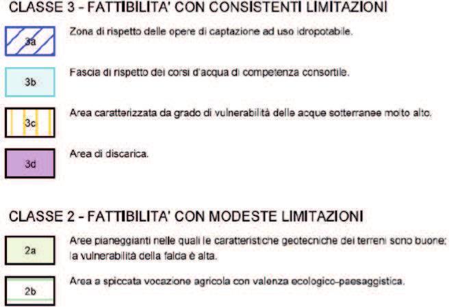 limitazioni Compatibilità con le prescrizioni di natura geologica e sismica estratto della Tavola