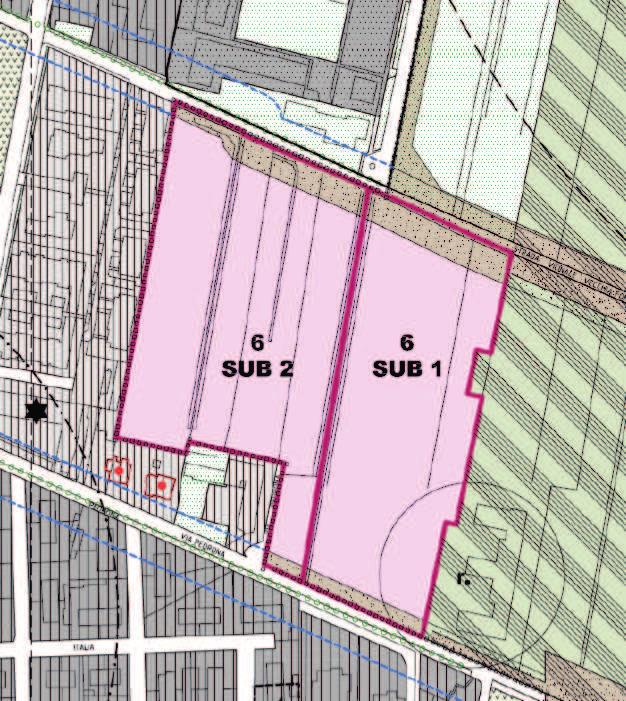 Premessa AT 6 sub1 L area di proprietà di cui alla presente istanza è parte di una zona urbanistica più ampia individuata dal PGT vigente come Ambito di Trasformazione, identificato con il n.