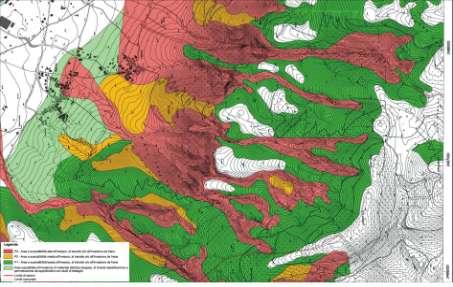 con studi di dettaglio Carta del rischio da frana (PSAI AdB NW).