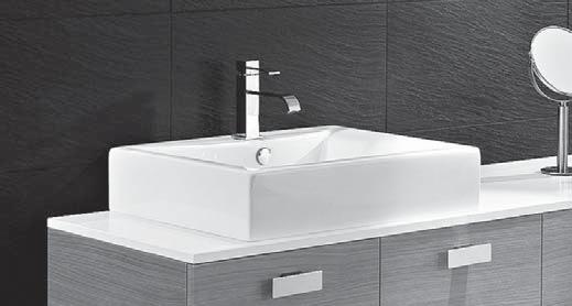 5 Bianco LSS60 329 Lavabo "Slim 60" in CERAMICA (appoggio