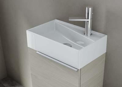 MONOBLOCCHI LAVAMANI CON LAVABO in CERAMICA - L.45/60 P.28 L.45 2 9.7 2 9.7 28.2 28.