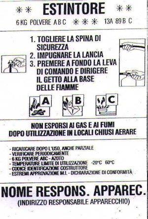 (D.Lgs 81/08) pagina n. 37 GLI ESTINTORI Sono mezzi di pronto intervento per la tempestiva estinzione dei principi di incendio.