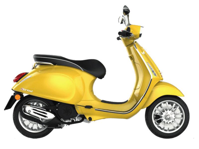 Vespa Sprint 125 3V ABS Motore Cilindrata Alesaggio x Corsa Potenza Coppia Raffreddamento Alimentazione Avviamento Cambio Frizione Telaio Sospensione anteriore Sospensione posteriore Freno anteriore