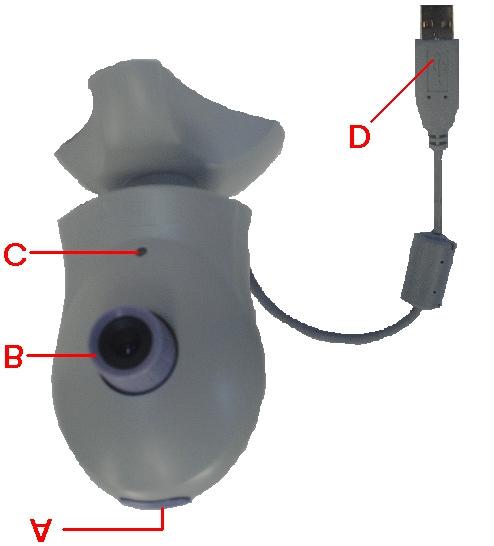 2. 3.2 Collegamento della fotocamera Nota: Per collegare un dispositivo USB alla porta del computer, non è necessario spegnere il computer.