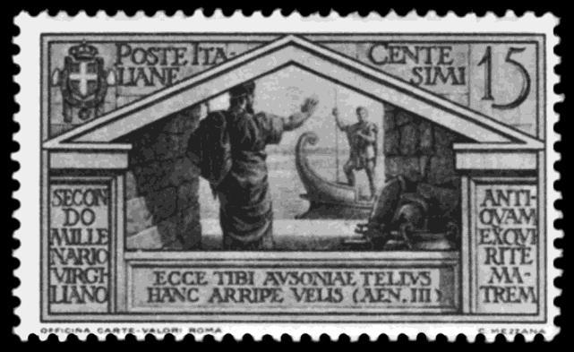 I francobolli di questa serie sono i primi di Corrado Mezzana, uno dei maggiori artisti e bozzettisti di valori postali.