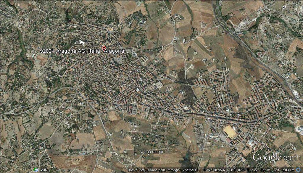 il Comune di Aragona ricade nella zona 2 (Zona con pericolosità sismica media dove possono verificarsi terremoti abbastanza forti) mentre il Comune di Comitini ricade nella zona 4 (Zona con