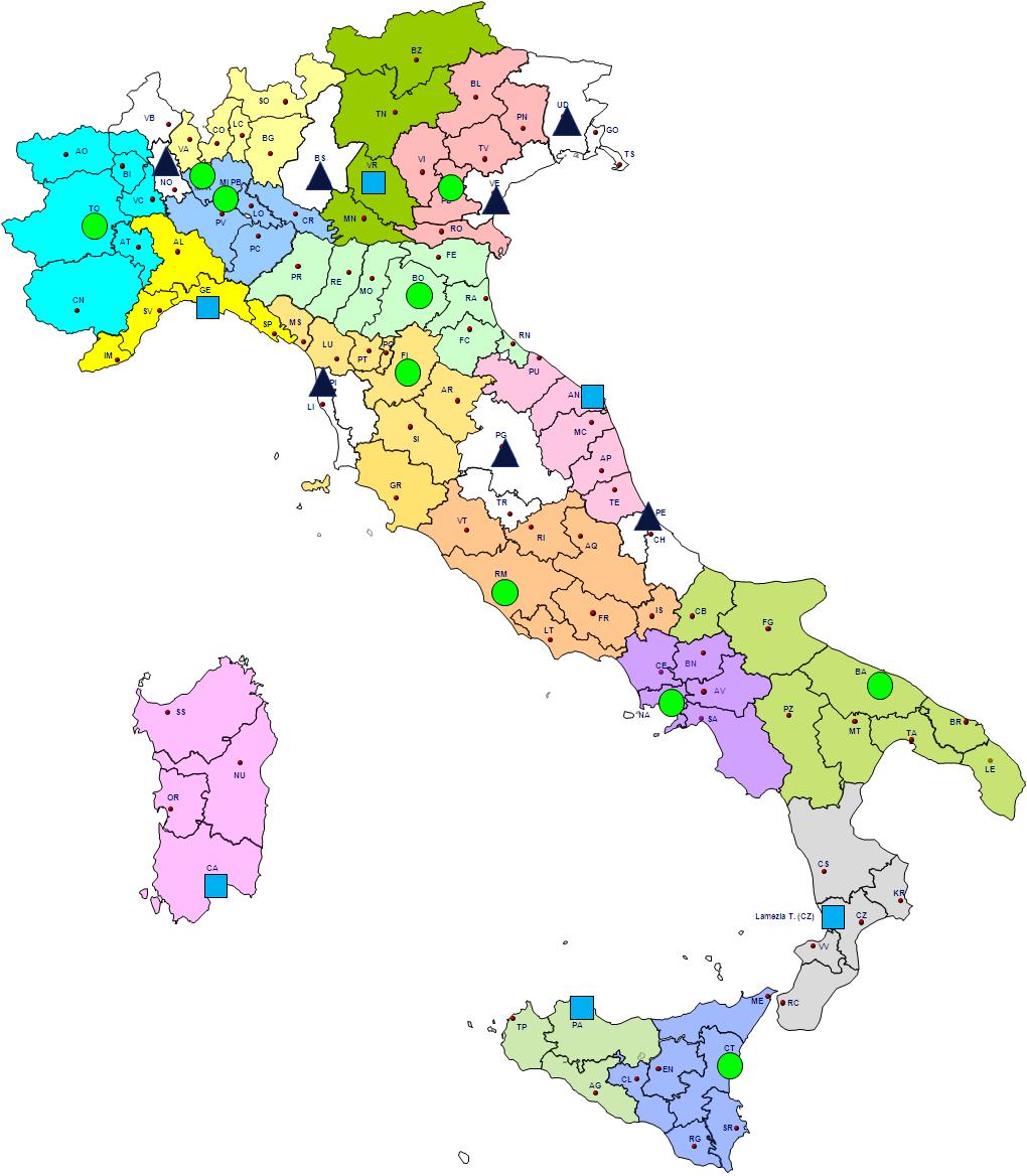 I nuovi Centri SP 4 CMP MULTIPRODOTTO J+1 J >1 R 3 ACCETTAZIONE RACCOLTA CRP i-cra e-cra CMP SPECIALIZZATO J+1 J >1 R 3 ACCETTAZIONE RACCOLTA CRP i-cra e-cra CP J+1 J >1 R 3 ACCETTAZIONE RACCOLTA CRP