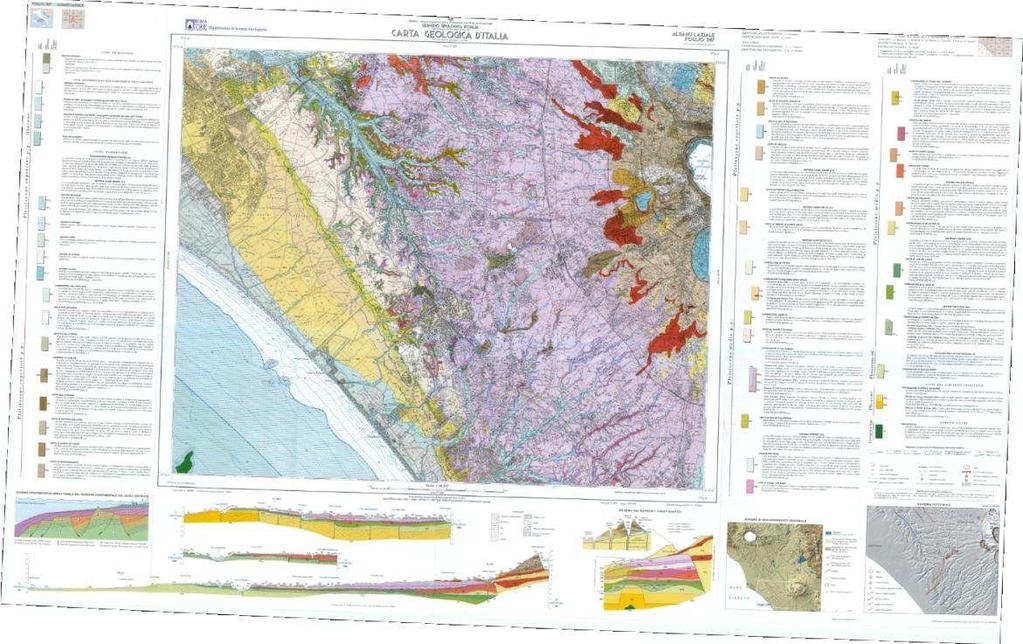 Carte Geologiche Carte Geologiche: Banca dati geologica vettoriale regionale