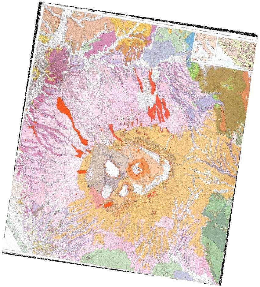 000 (Servizio geologico e Provincia di Roma), Carte geologiche del Comune di