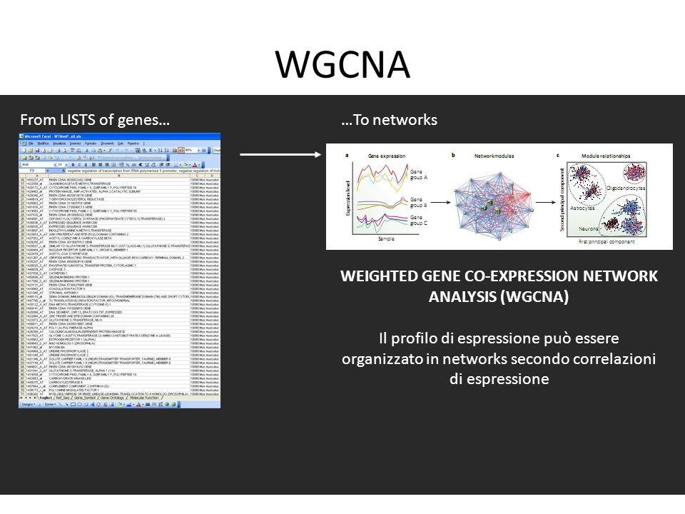 Weighted Gene Co-expression Network Analysis