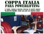 FIPE - Federazione Italiana Pesistica COPPA ITALIA DI PARA POWERLIFTING Olgiate Comasco (CO) - 25.03.