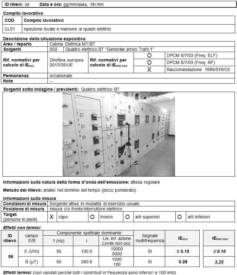 48 merito di come sia stata misurata l esposizione, né di quale fosse il riferimento normativo da assumere come riferimento.