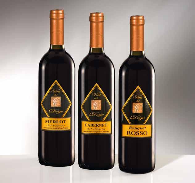 Veneto Vini del Doge Rossi ROSSI Sono vini particolarmente selezionati, che rispecchiano le tradizionali produzioni venete, ognuno con la sua storia, tipicità ed inconfondibile personalità.
