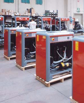 giorno Piston compressors manufactured per day Dipendenti