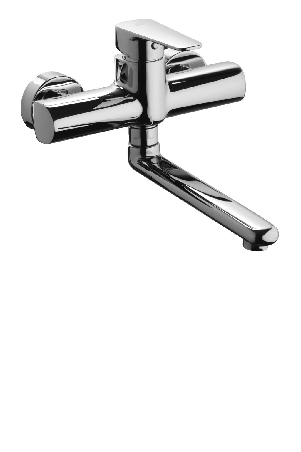 Miscelatore doccia completo di: set 2 eccentrici 1/2 x3/4 G e rosoni Shower mixer complete with: set of 2 S-wall-unions 1/2 x3/4 G and wall-plates SY 168.