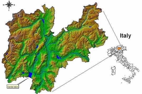 Area di studio Trentino Superficie = 67 km 2 Range di quota: 66 3769 m Foreste = 55%