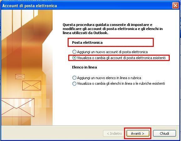 36 MICROSOFT OUTLOOK 2003 MODIFICA DI UN ACCOUNT DI POSTA ELETTRONICA 1. Aprire Outlook 2.