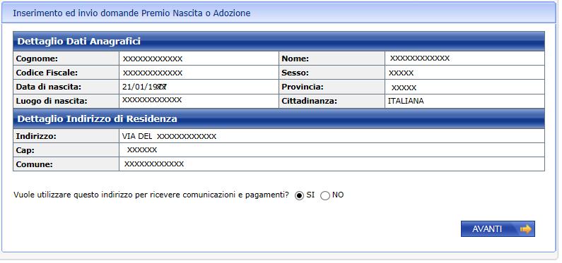 Figura 29 - Controlli presenza domanda in bozza Rispondendo si, il sistema carica i dati precedentemente inseriti, alternativamente cancella i dati e consente di iniziare una nuova domanda.