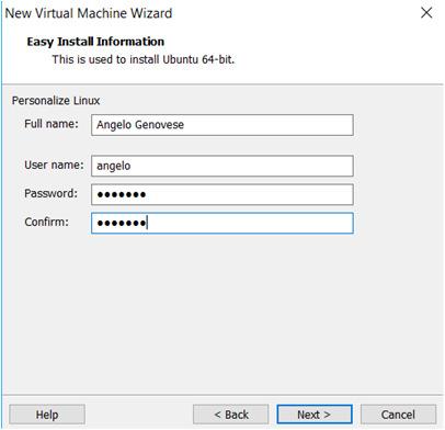 Installazione macchina virtuale (14/14) o La procedura con VMWareplayer è molto simile Configurazione più guidata (easy install) Differenze? Prestazioni?
