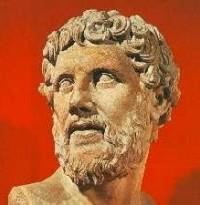 DEMOCRITO (460-370 circa a. C.). Che, con l atomismo, diede la prima visione completamente meccanicistica del cosmo nel mondo greco. In seguito ripreso da Epicuro (341-270/271 p.e.v.) e dal poeta latino Lucrezio (98-54 circa p.