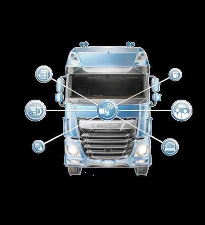 Per avere la massima sicurezza quando si tratta di logistica, è possibile estendere il pacchetto DAF MultiSupport con i nostri servizi connessi e Uptime.
