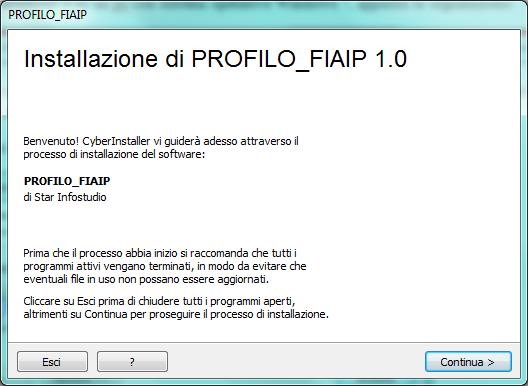 Cliccare su Continua dopo aver chiuso i programmi attivi, come richiesto. 10.