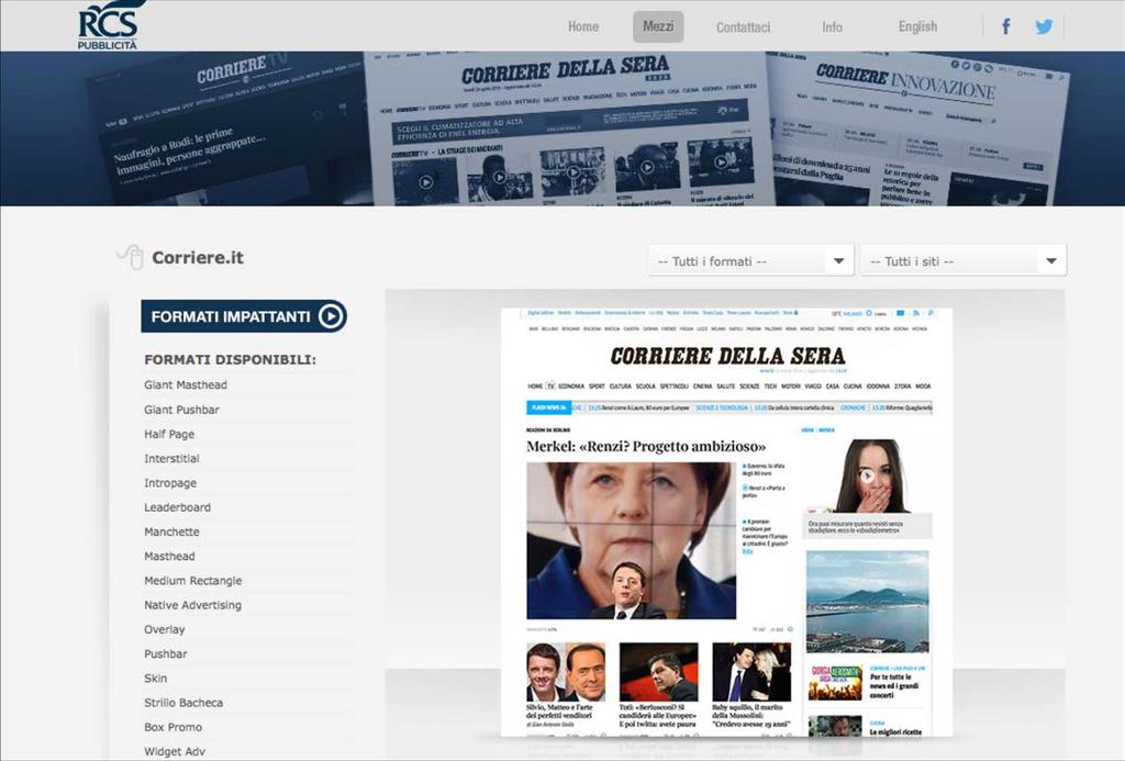 RCS Pubblicità digitale su corriere.it S. Romagnoli, F.
